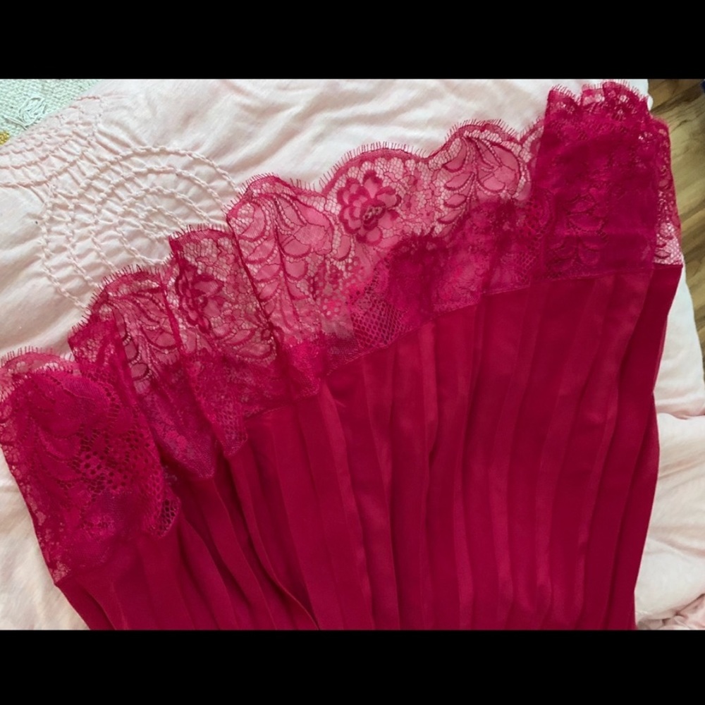 NWT ALC Claude lace trimmed pleated skirt - Picture 2 of 6